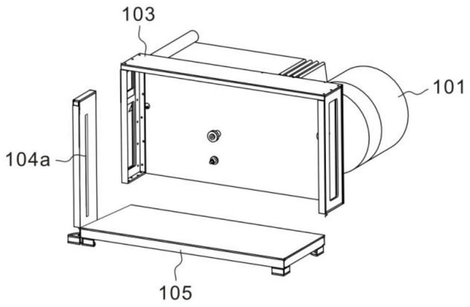 A device for combining warp printing and sizing