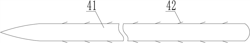 Device and method for repairing underwater inverted crack by magnetic mortar