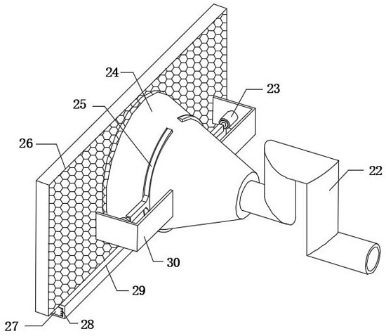 Paint surface drying device for aluminum alloy door and window production