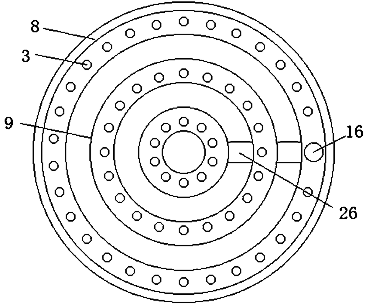 Cold water tank for marine high-power engine cylinder head production