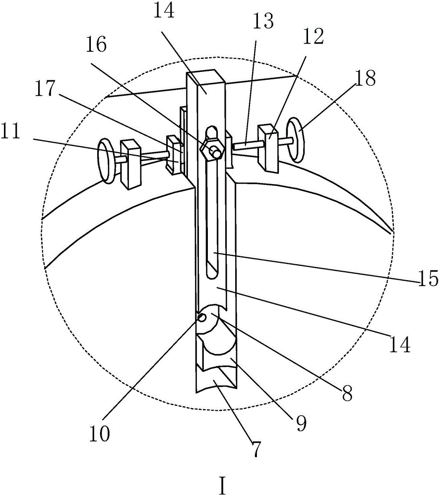 Rapid fixing frame for crankshaft submerged arc welding