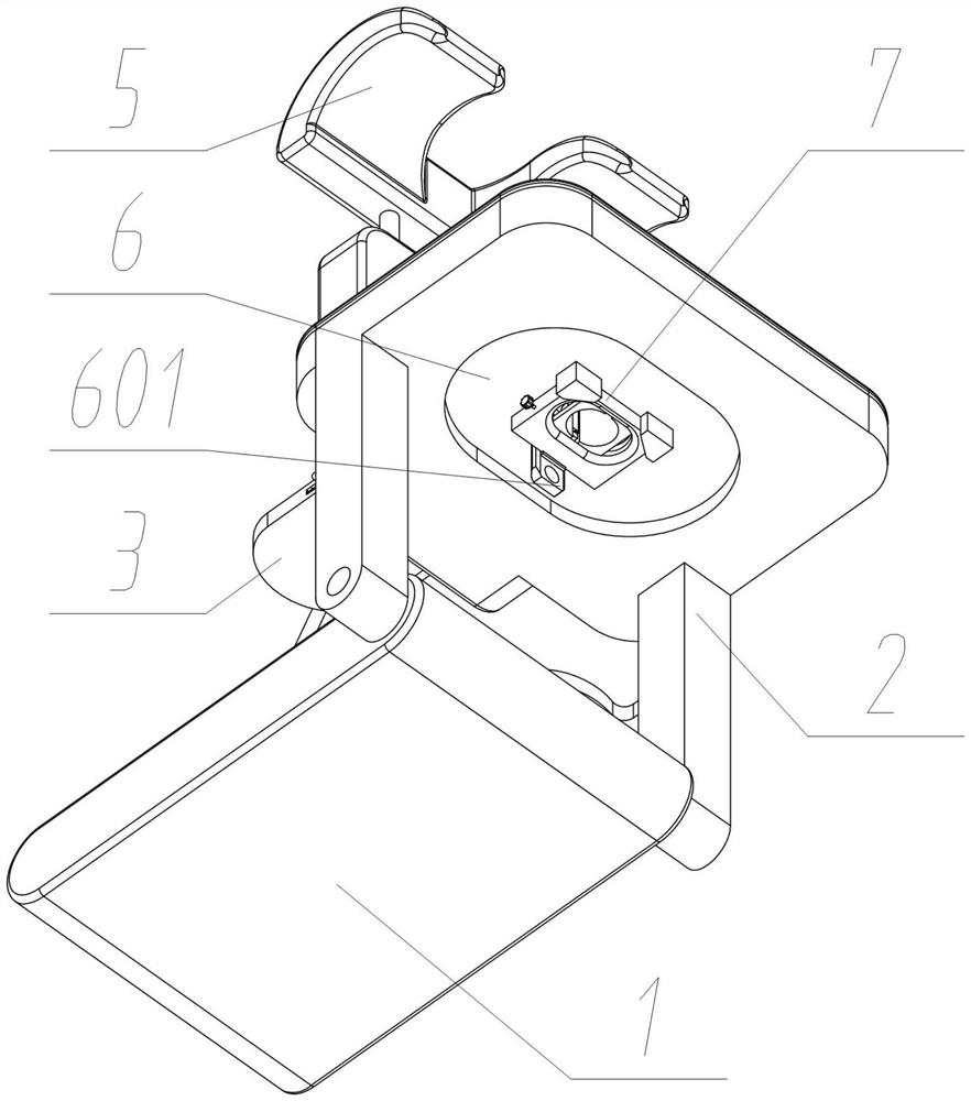 Internal examination device for anorectal department