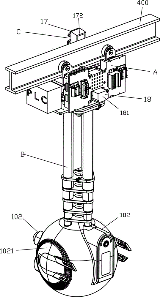 Intelligent inspection robot for power distribution station