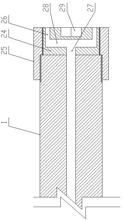 Water jet technology based anchor rope self-drilling and rapid anchoring construction method