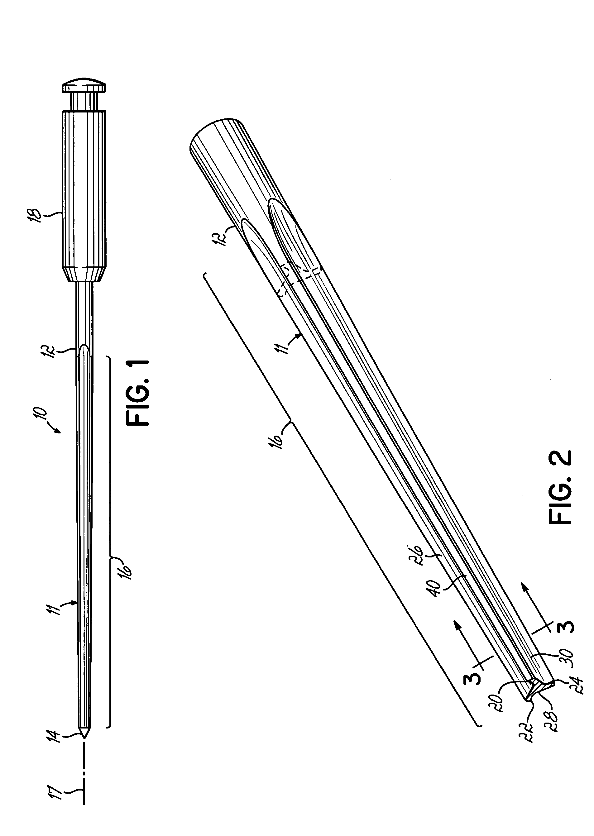 Non-landed endodontic instrument and methods of making such endodontic instruments