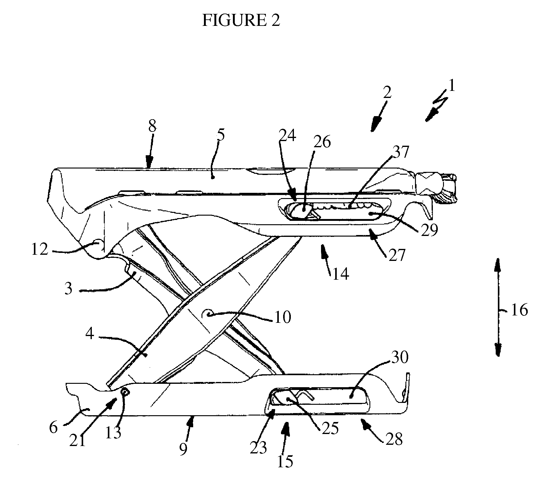 Scissors-type frame for a vehicle seat and method for producing a substructure of a vehicle seat