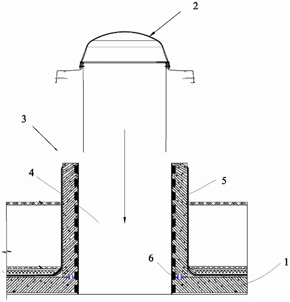 Daylight illumination device pier base and manufacturing method thereof