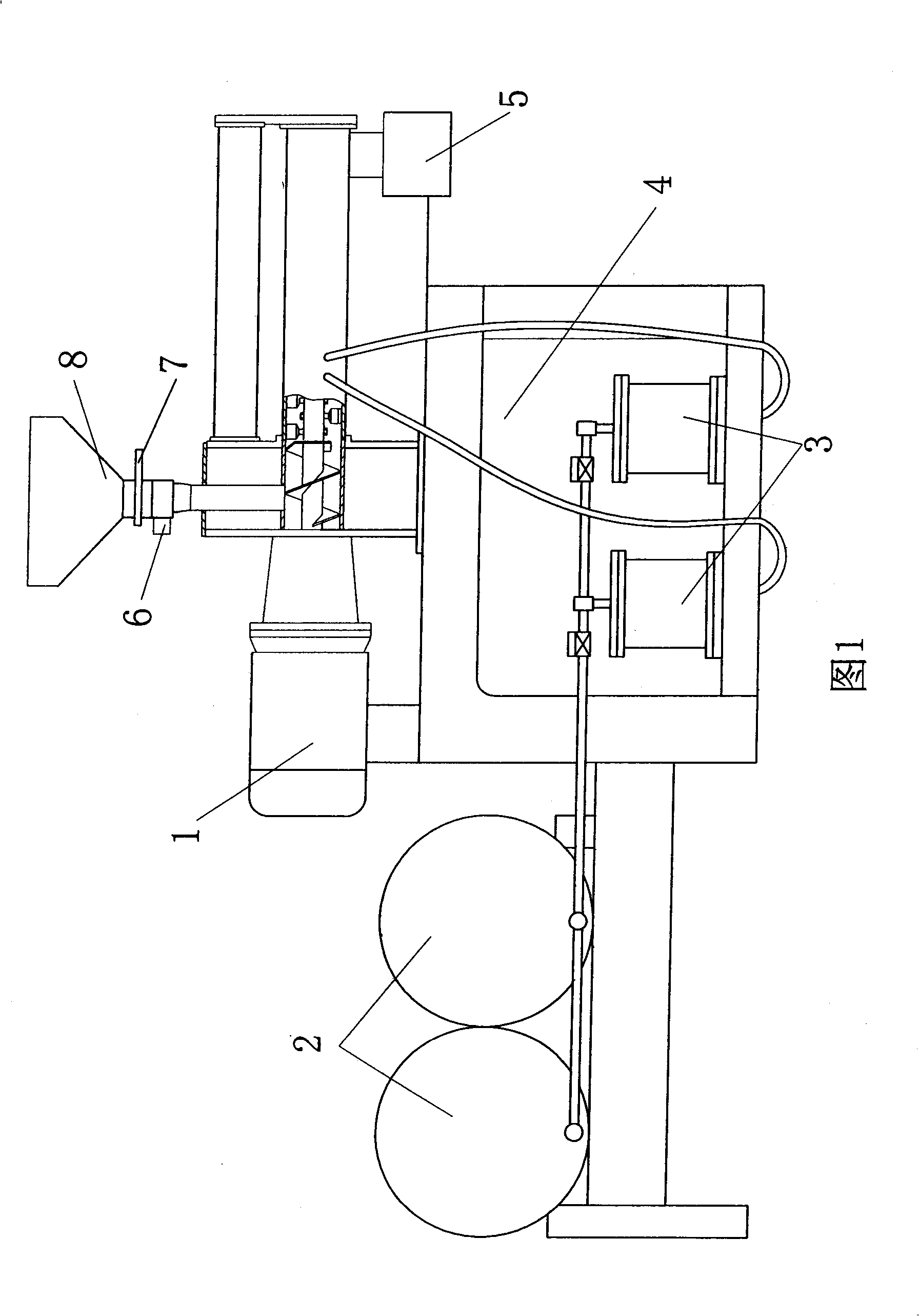 Continuous automatic pug mixer