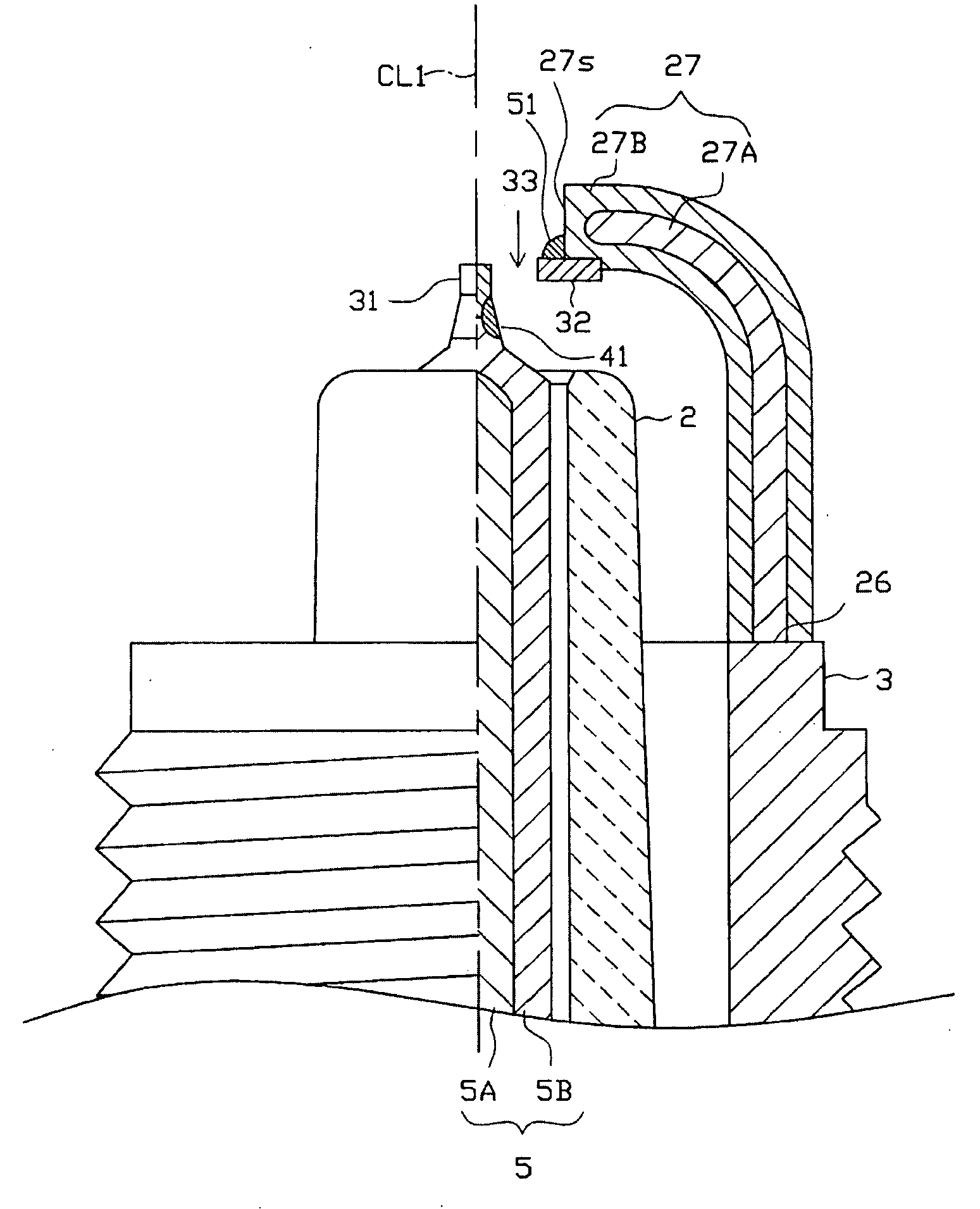 Spark plug for internal combustion engine