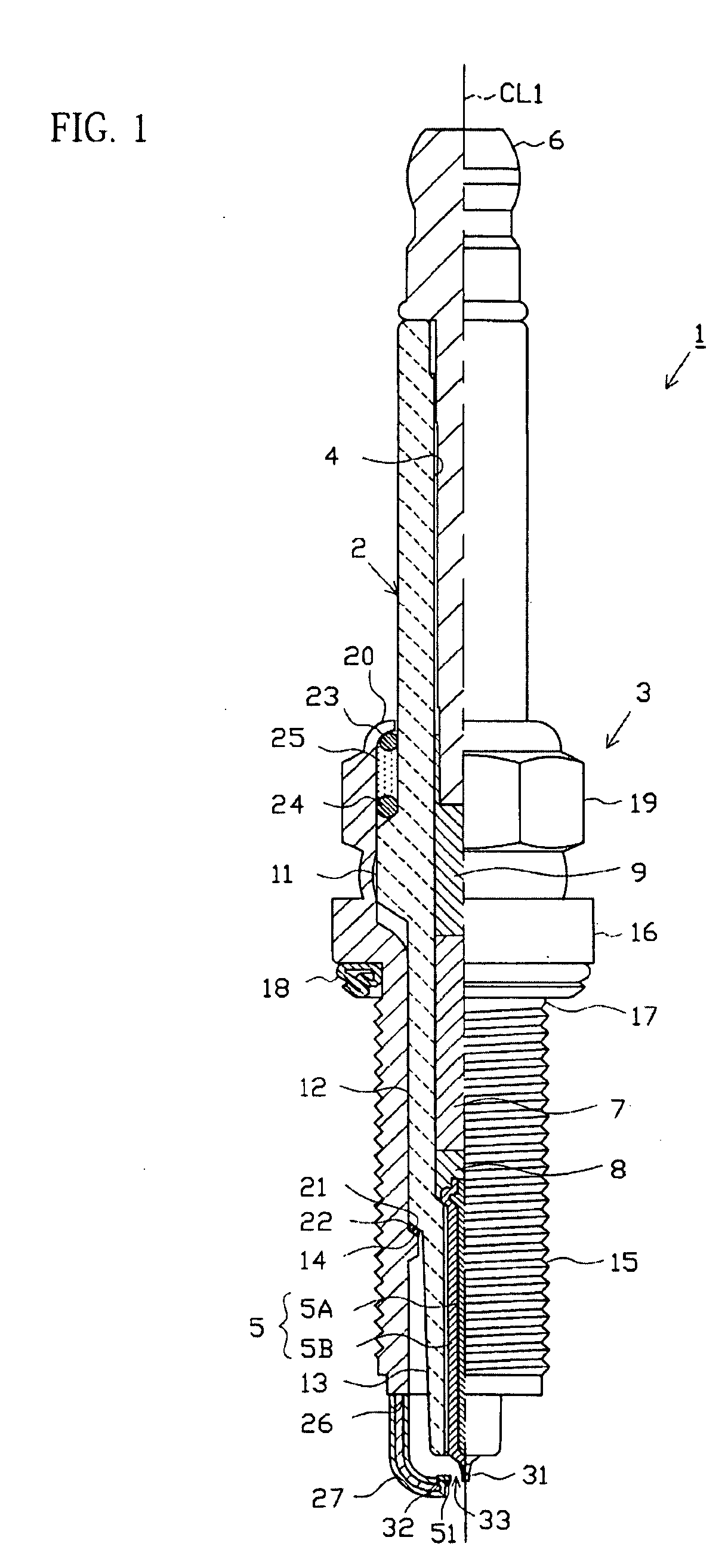 Spark plug for internal combustion engine