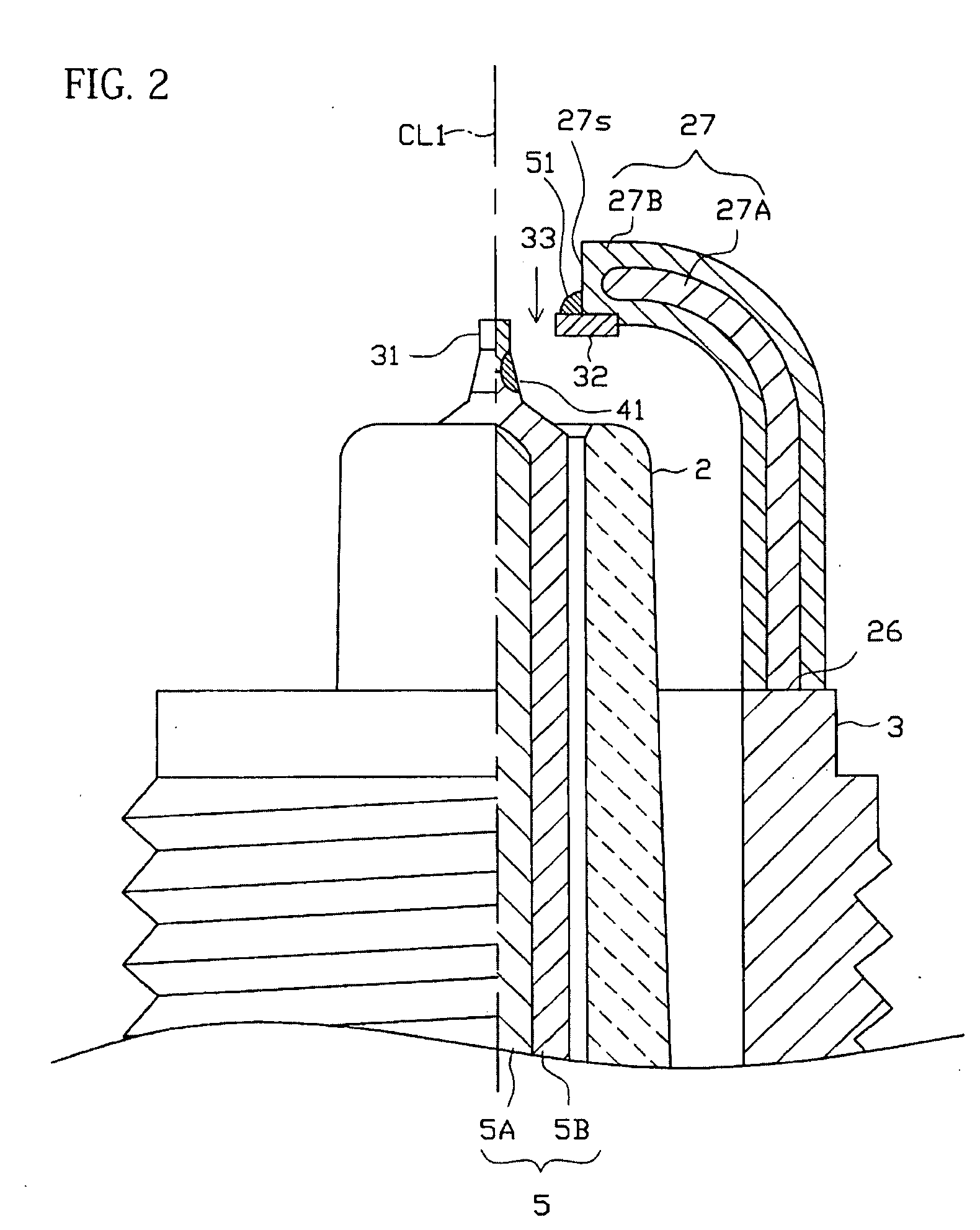 Spark plug for internal combustion engine