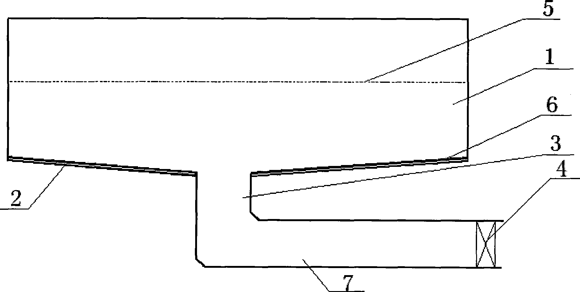 Method for discharging pollution in pool for cultivating soft-shelled turtle