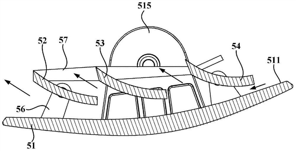 Air deflector and air conditioner with same