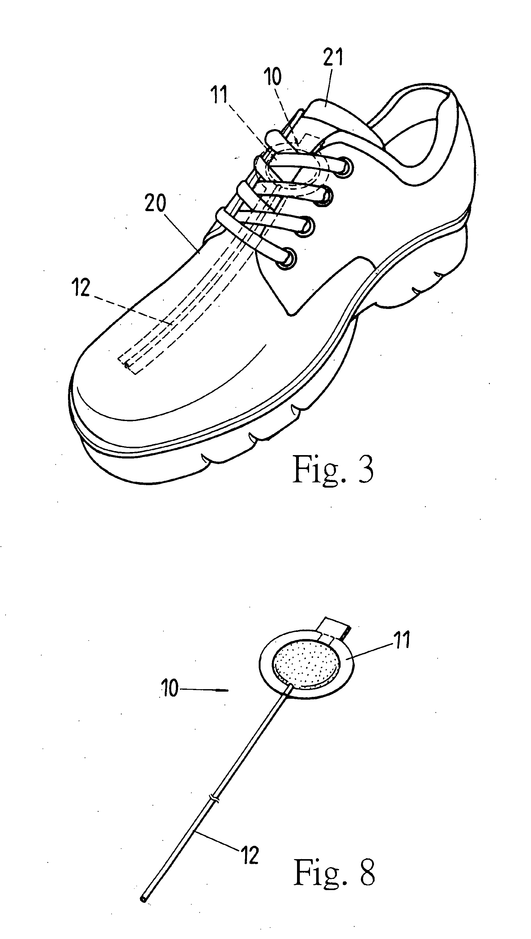 Touch-control deodorant device for shoes