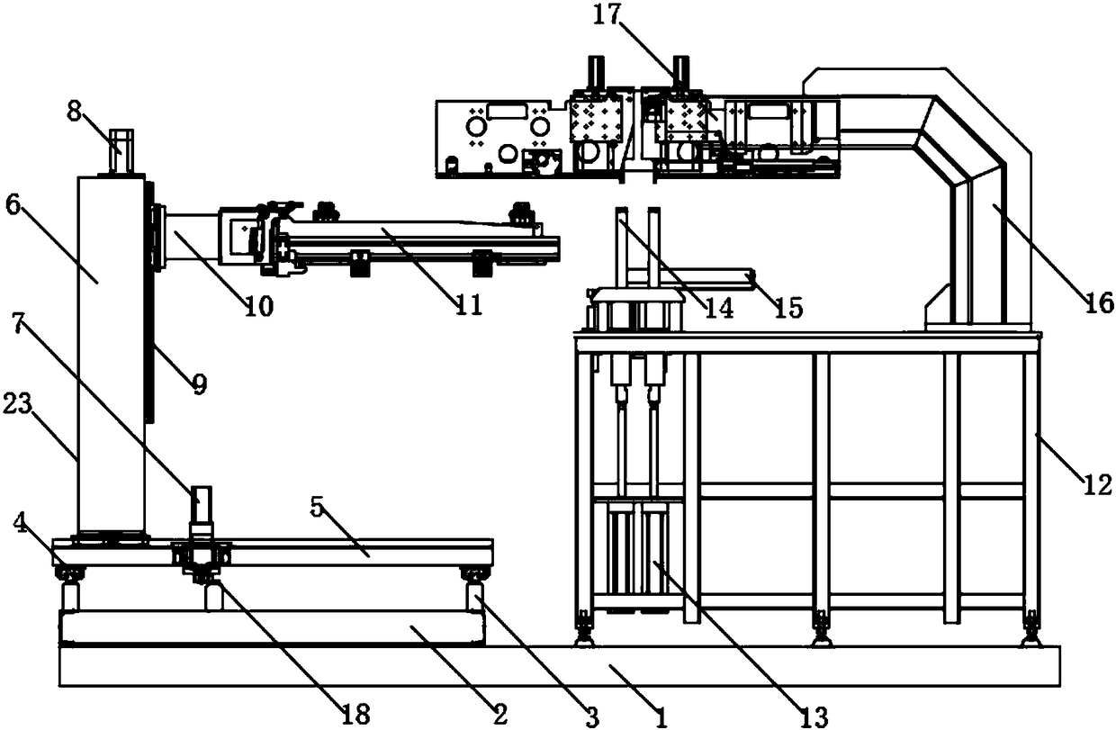 Multi-compartment box nailing machine and nailing method