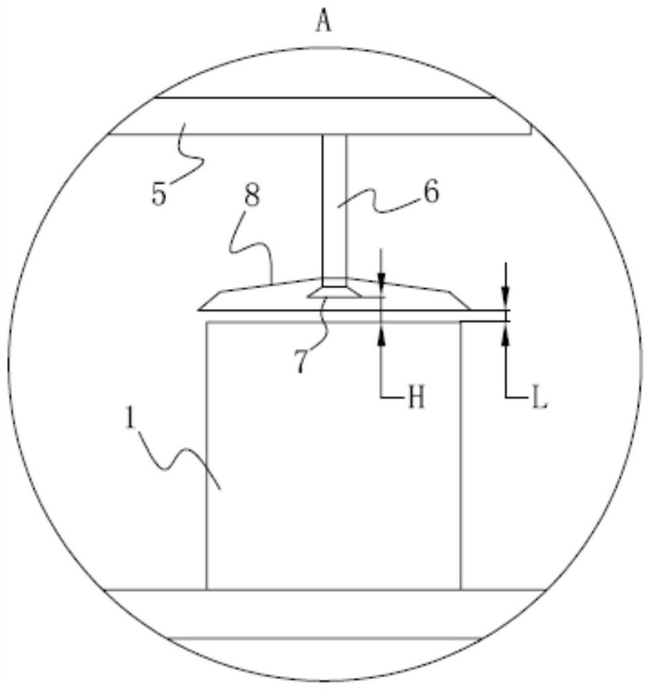 A kind of reducing rutile tio in titanium slag  <sub>2</sub> Titanium slag rapid cooling system and method