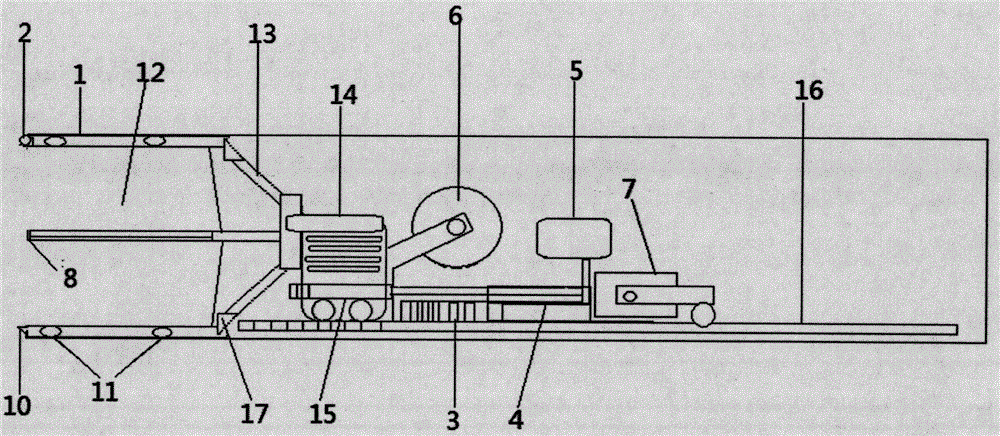 Water jet tunneling type shield tunneling machine