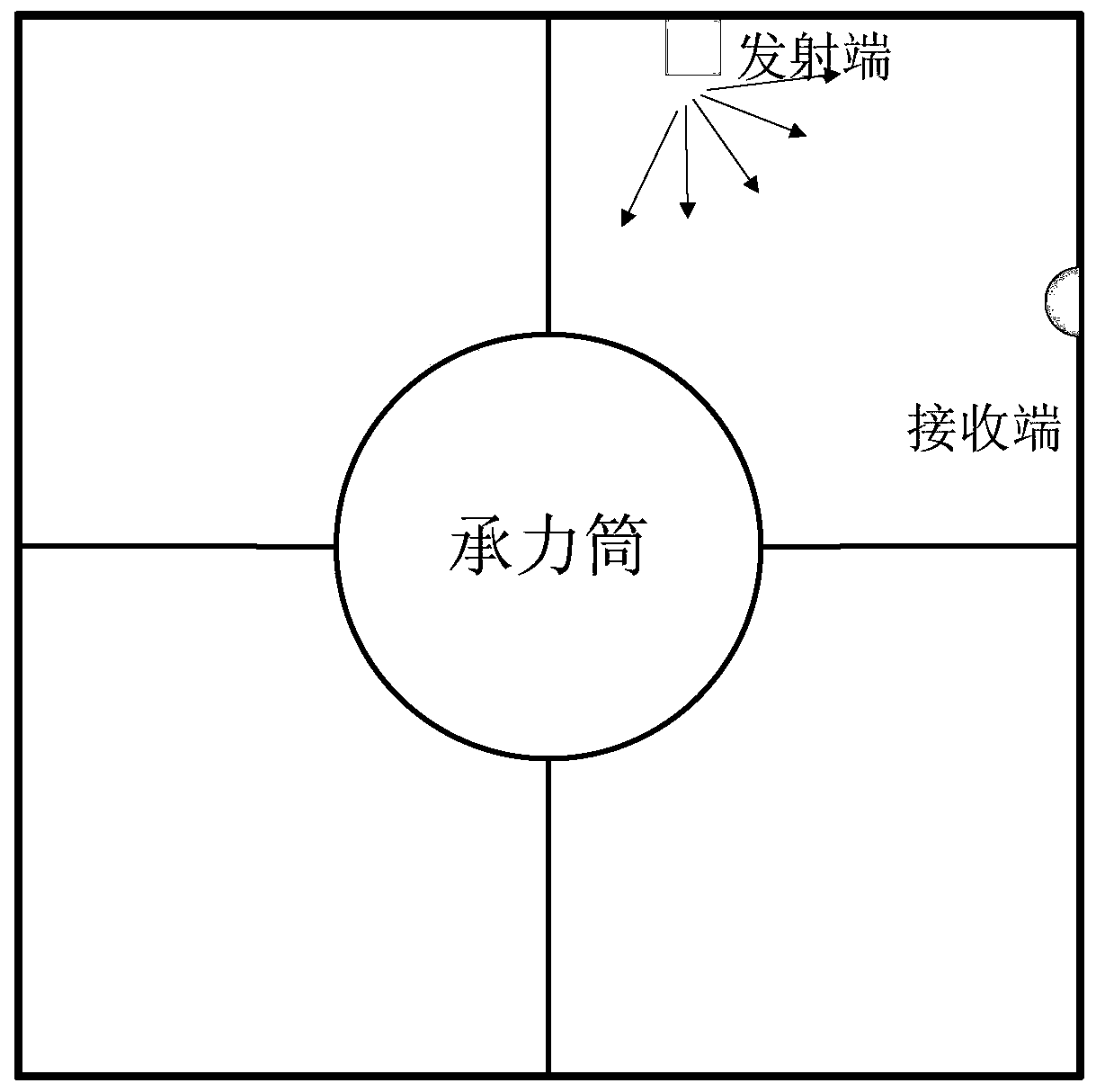 A visible light communication system and method applied to data transmission in spacecraft cabin