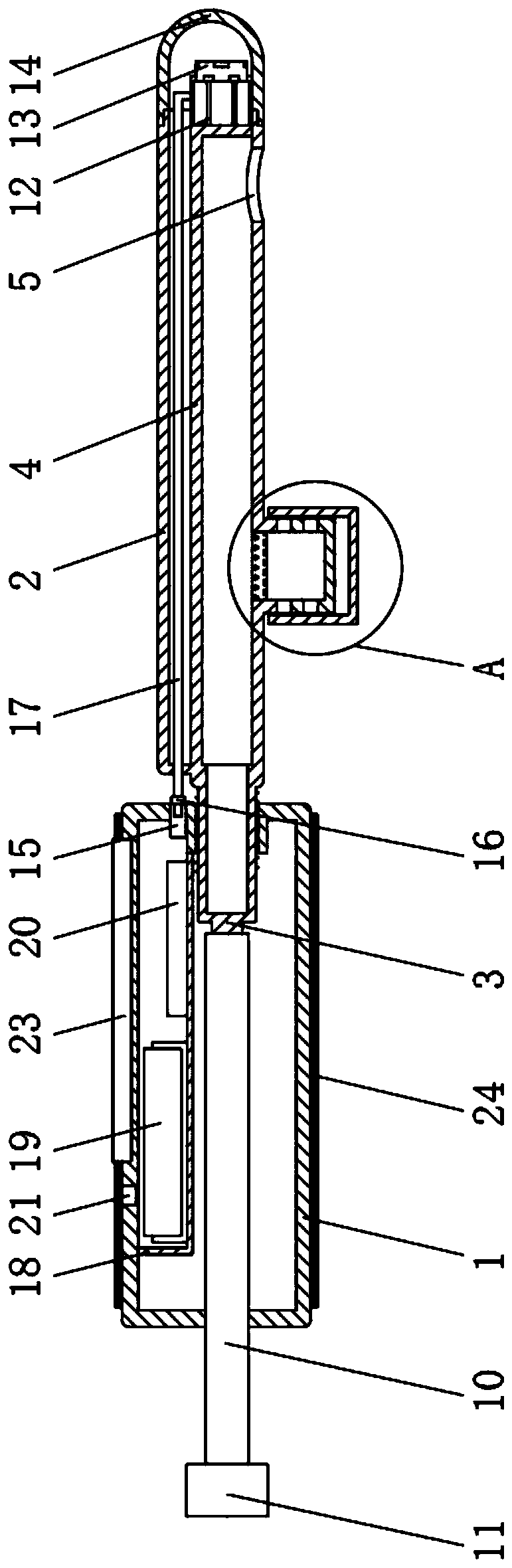 Uterine cavity tissue suction device for obstetrics and gynecology