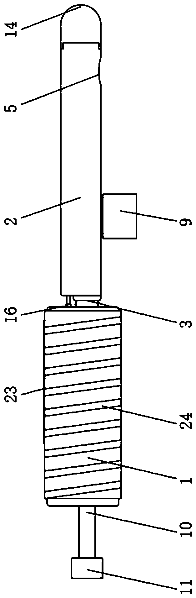 Uterine cavity tissue suction device for obstetrics and gynecology