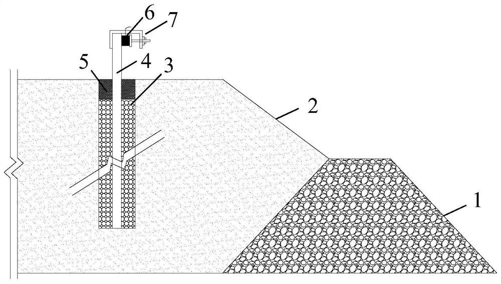 A curved guided wave monitoring method for early warning of tailings dam dam failure