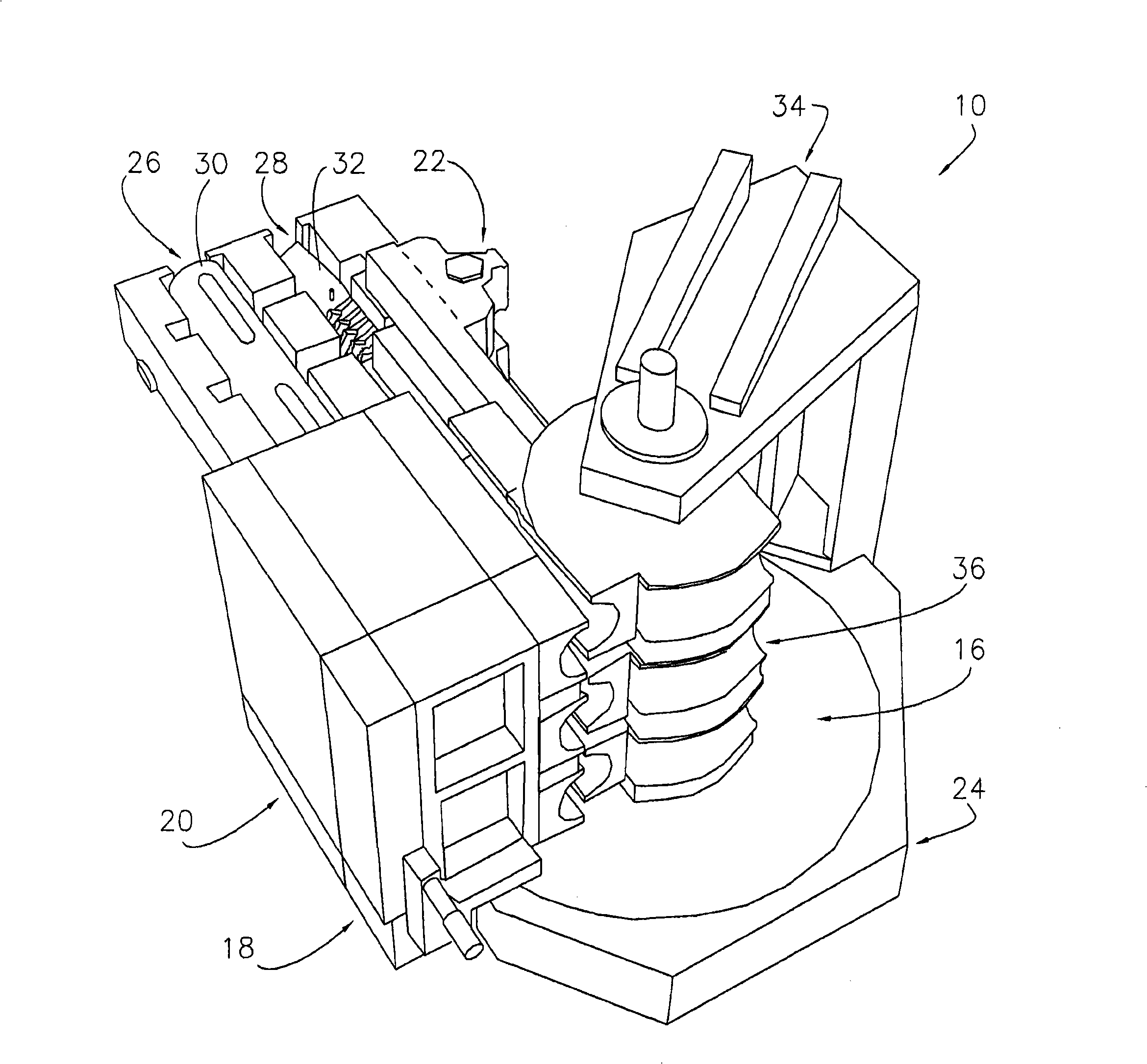 Quick changing bending machining pad pillow