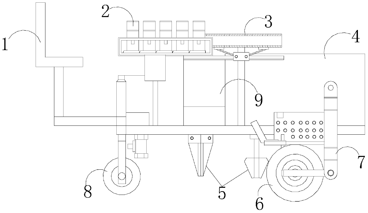 Vegetable seedling-cultivating and transplanting machine