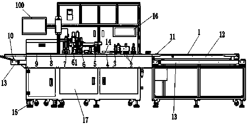 Assembly technique for data line and full-automatic production line for data line