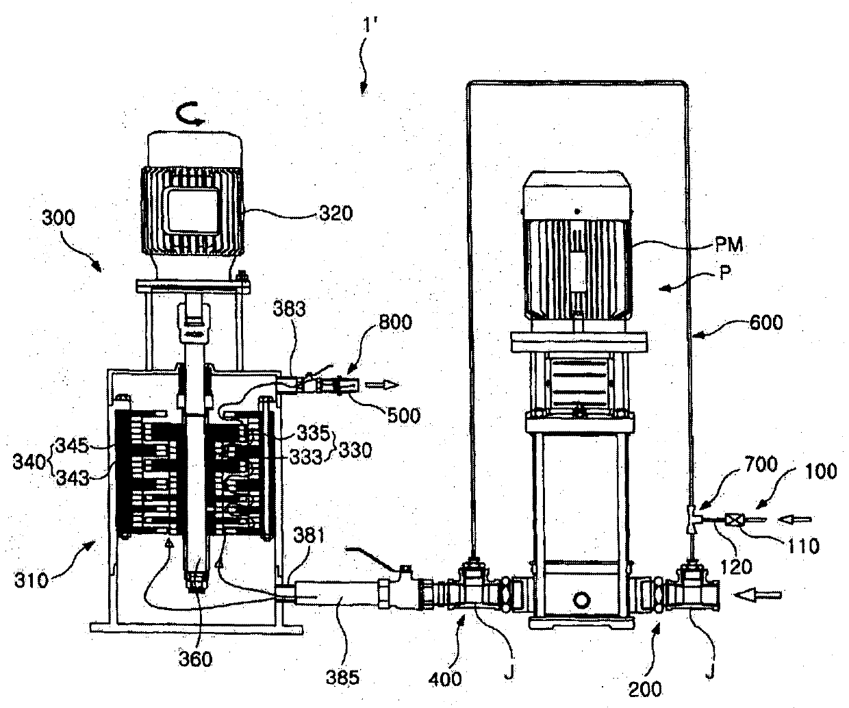 Nanobubble-and-hydroxyl-radical generator and system for processing polluted water without chemicals using same