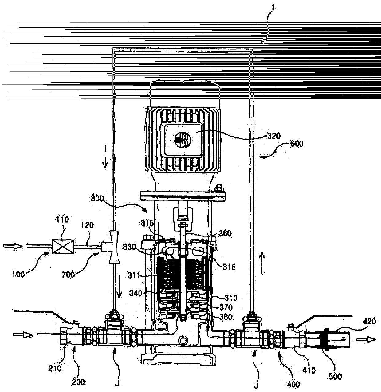 Nanobubble-and-hydroxyl-radical generator and system for processing polluted water without chemicals using same