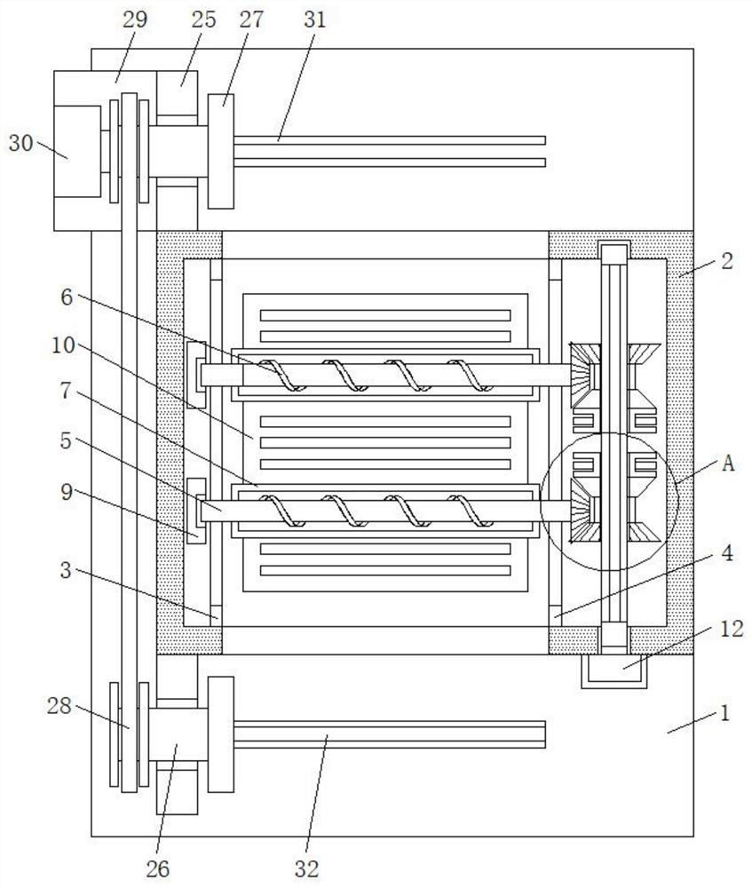 Textile fabric drying device for textile production and processing