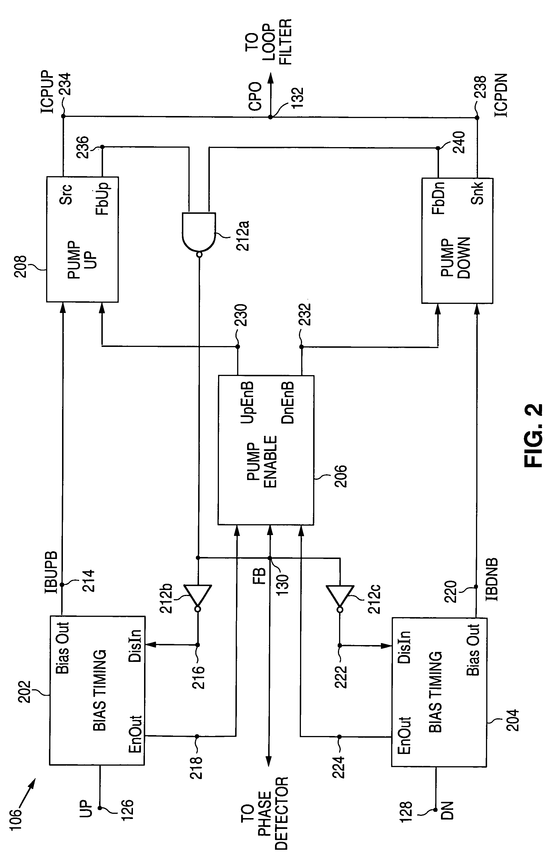 Method and system for internally resetting a charge pump