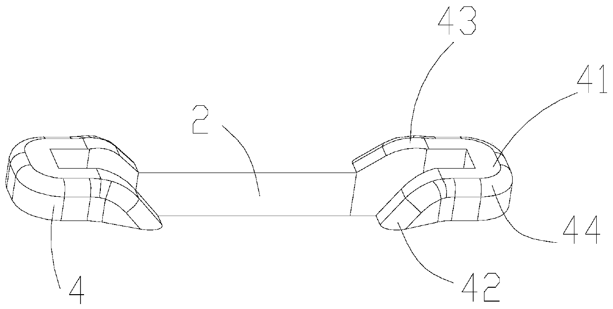 Nail bin assembly capable of preventing tissue slippage and anastomat