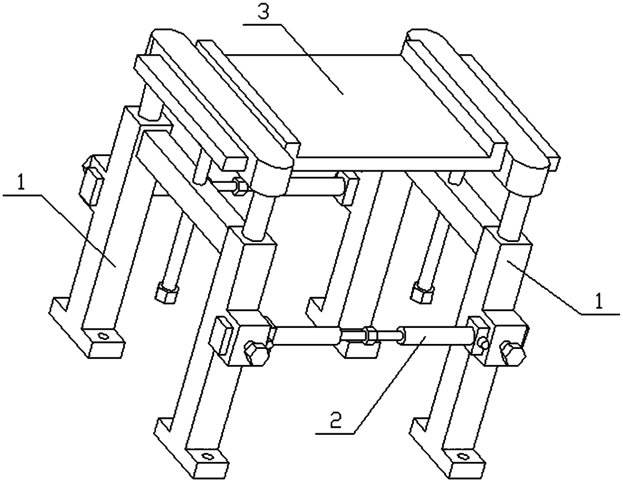 Building steel beam and steel pipe pile combined support structure