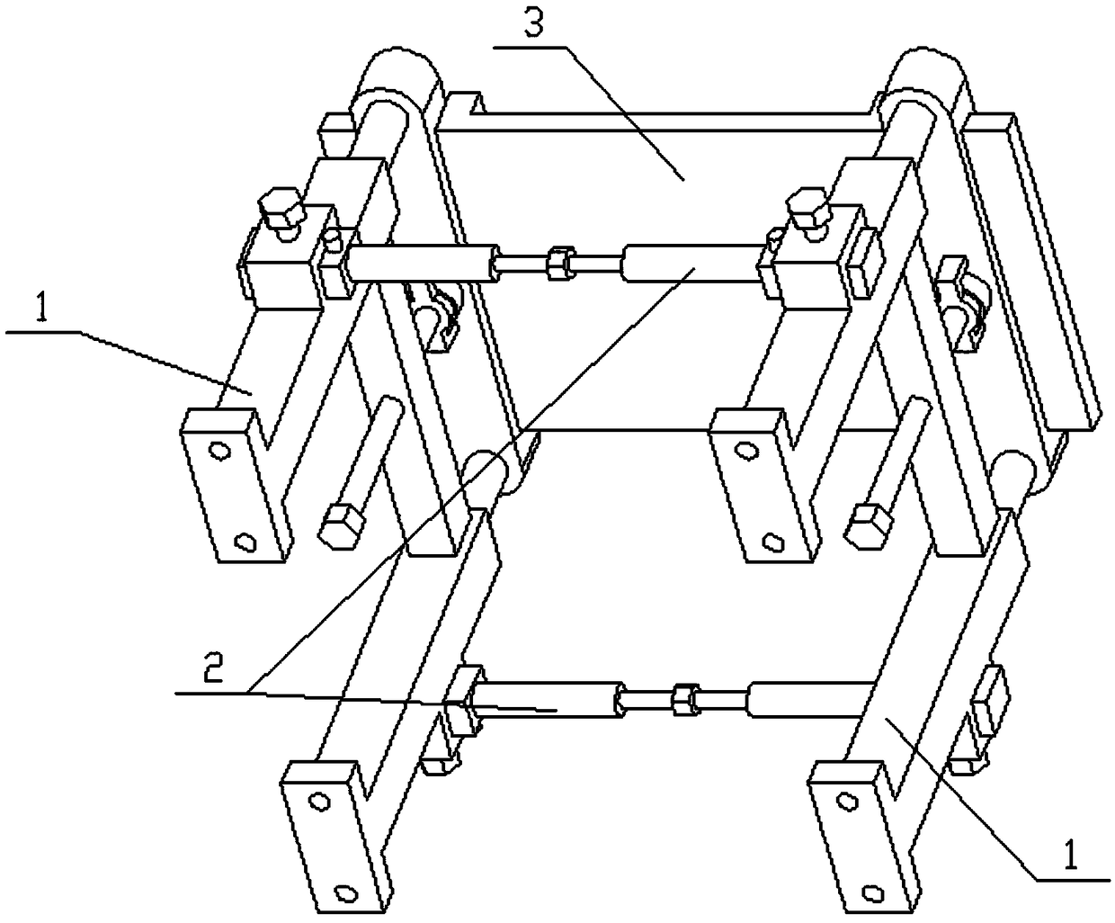 Building steel beam and steel pipe pile combined support structure