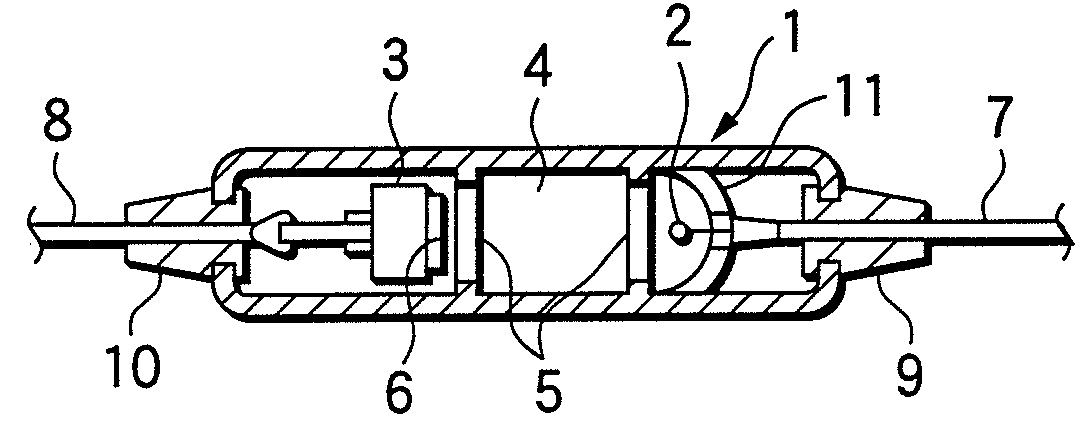 Sensor for measuring carbon dioxide in respiratory gas