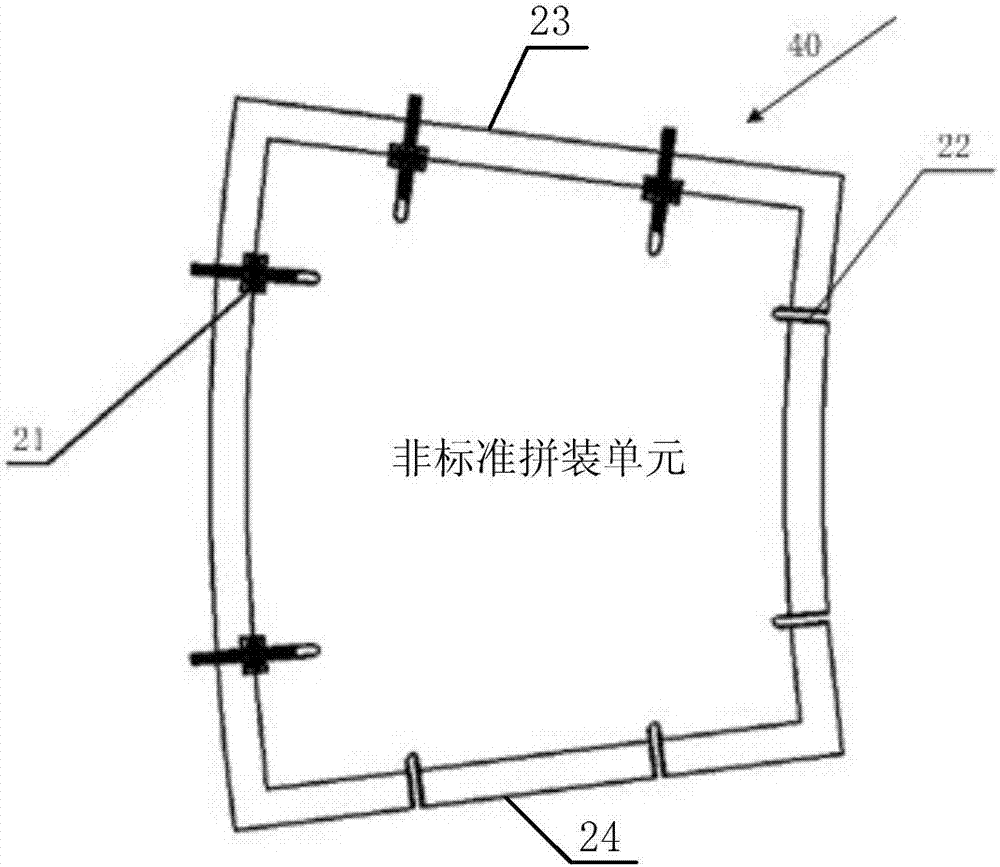 Municipal road splicing unit and prefabricated spliced road construction method