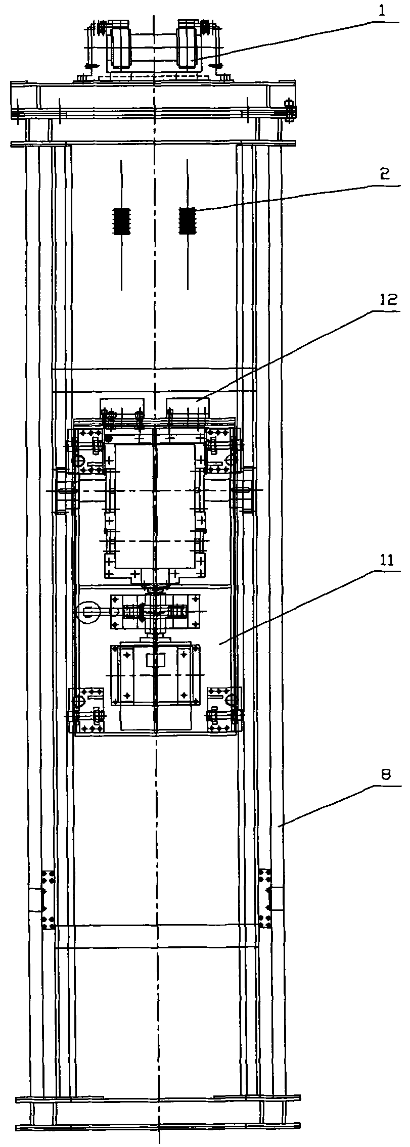 Tractor tower type pumping unit device