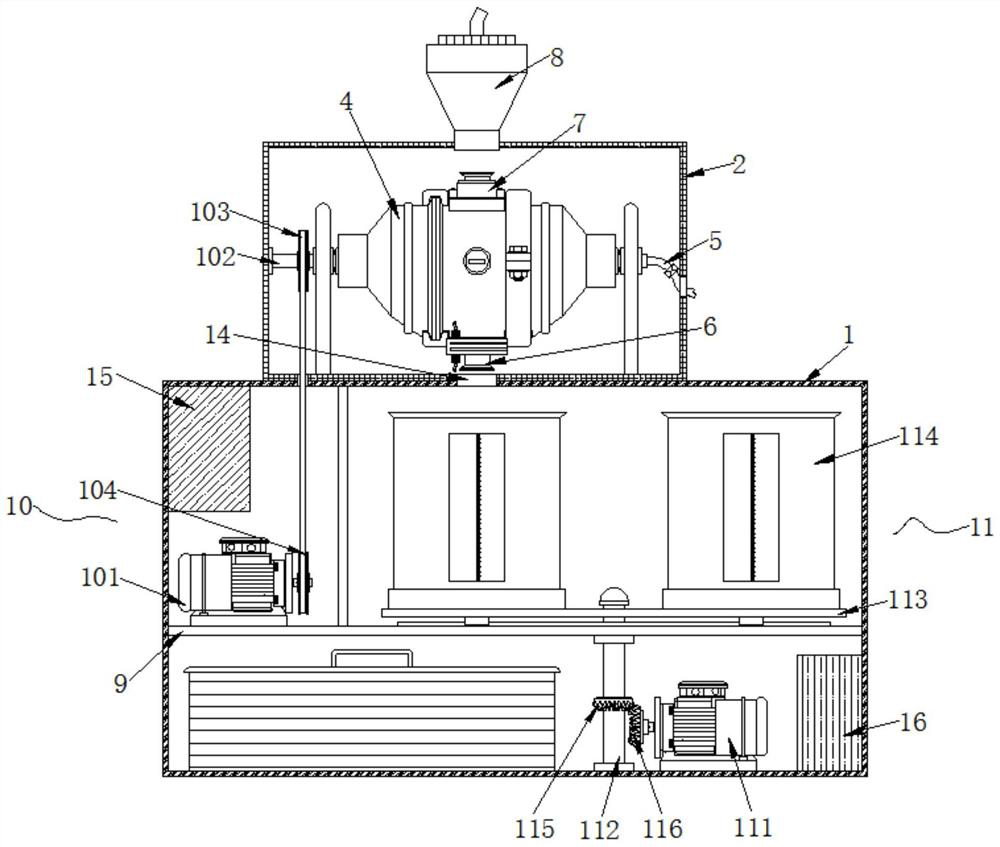 Powdery pesticide seed dressing method capable of realizing uniform seed dressing