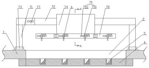 Steel grating mounting technology for offshore booster station