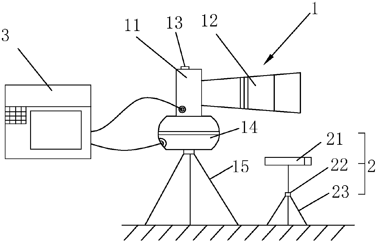 Bridge and tunnel damage non-contact detection system and detection method