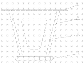 Steel box type composite beam forming method