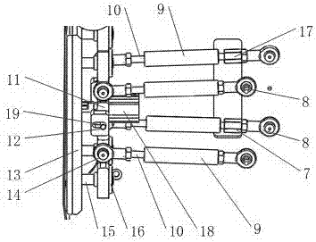 Two-DOF (degree of freedom) belt grinding unit attitude compensation device