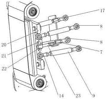 Two-DOF (degree of freedom) belt grinding unit attitude compensation device