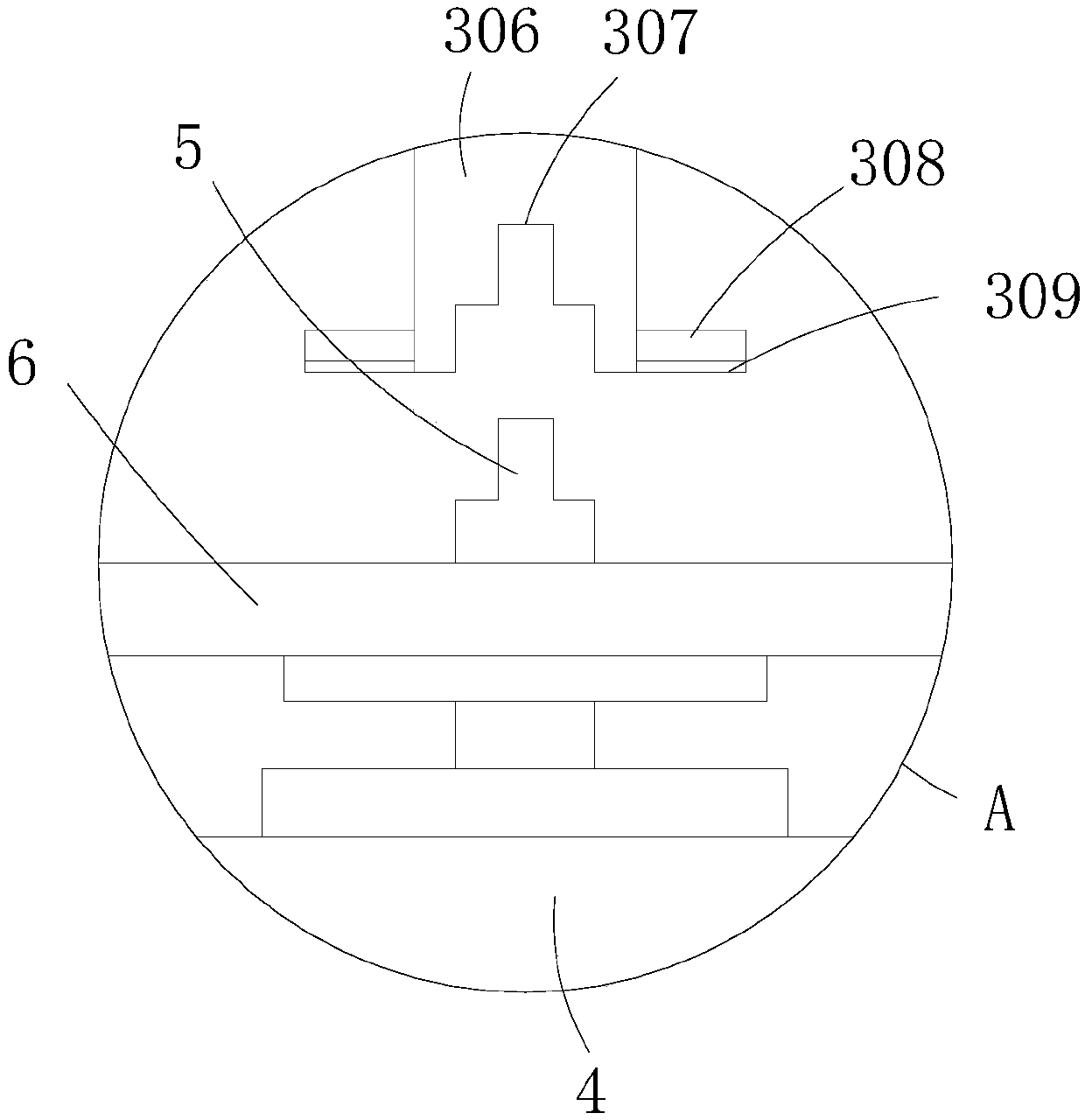 Round magnetic steel side face grinding device