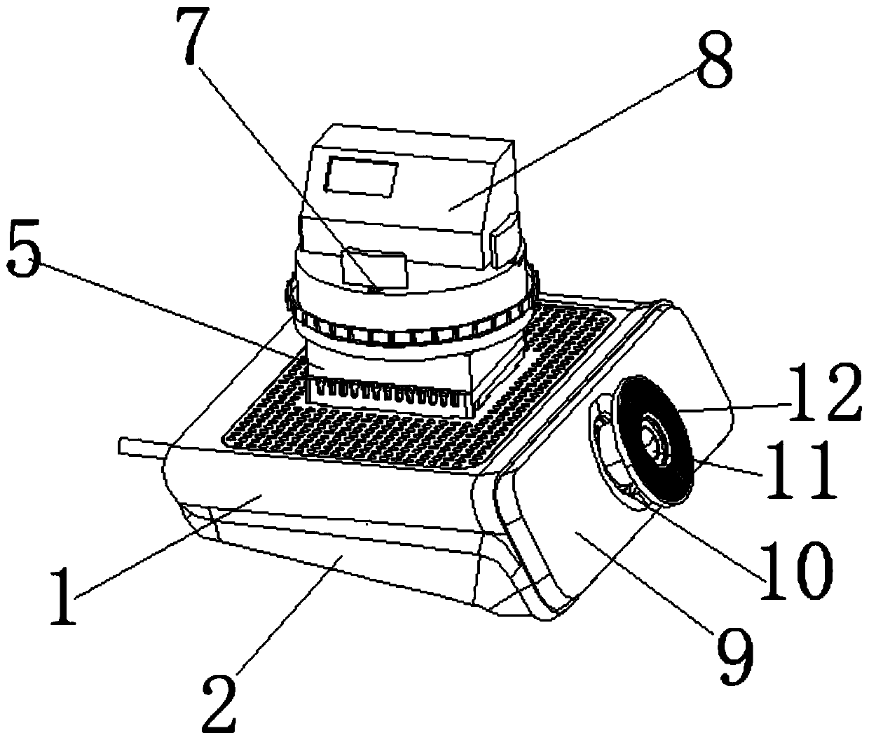 Automobile data recorder with ETC machine