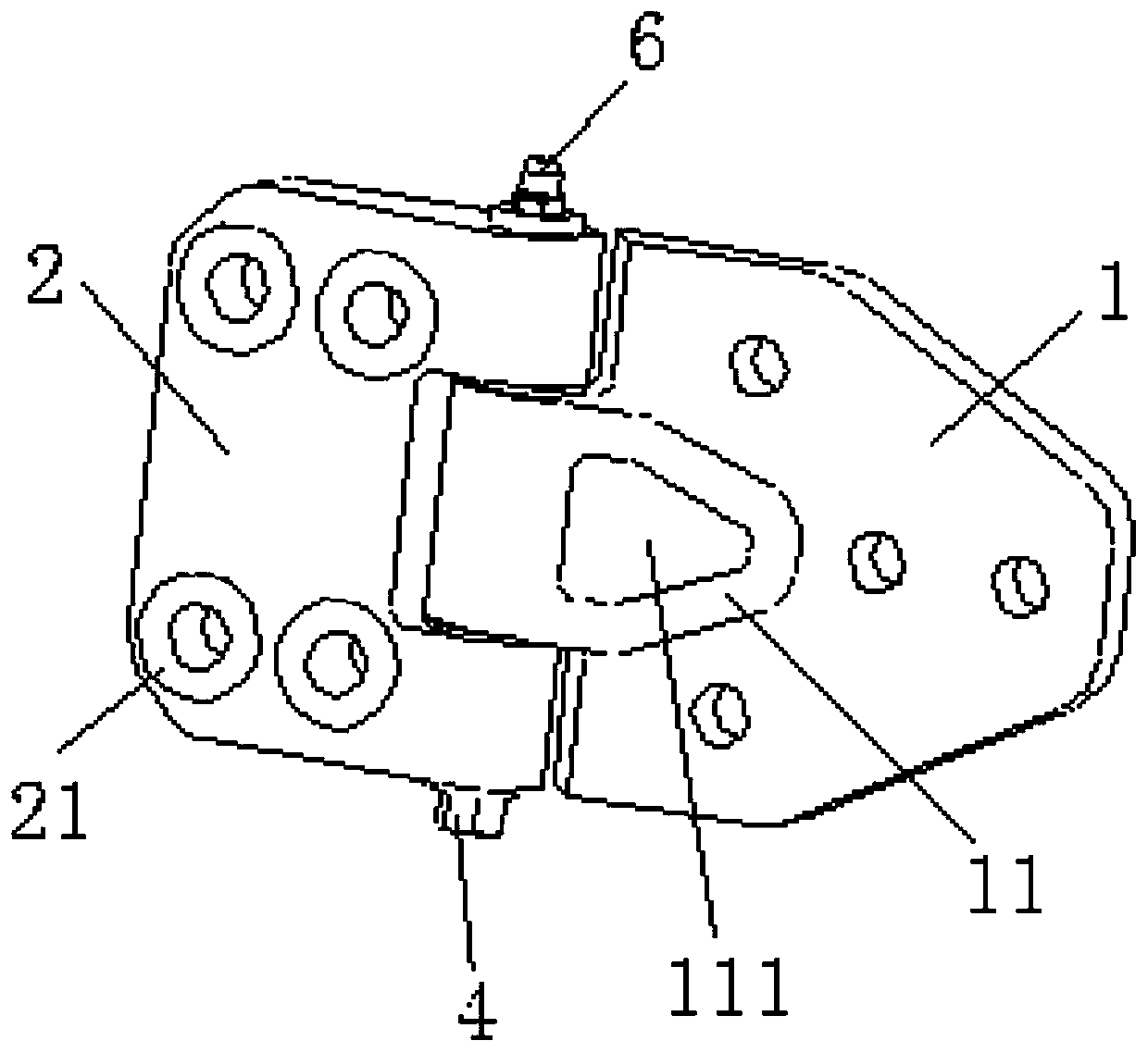 Cross country vehicle and vehicle door hinge assembly thereof