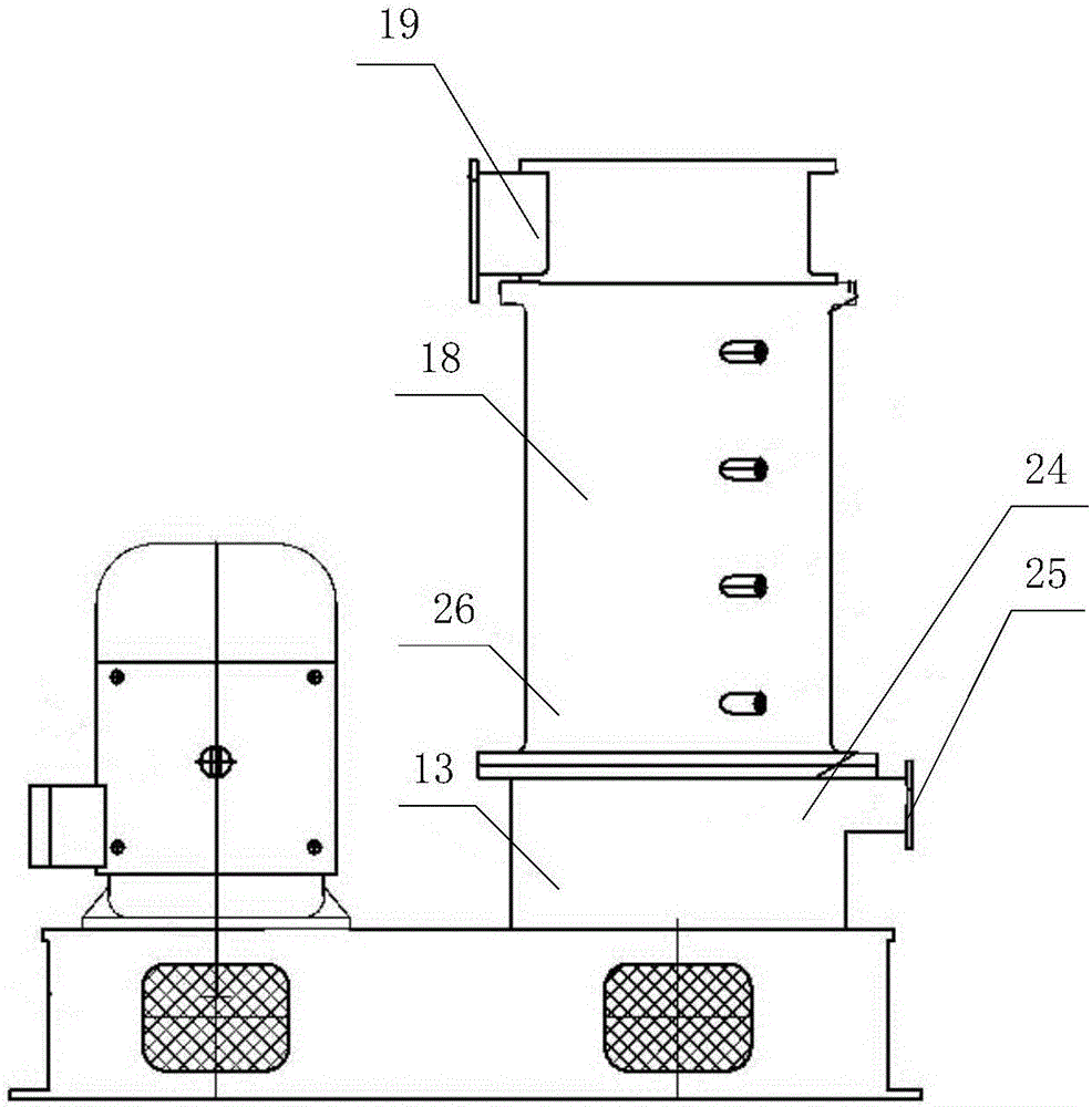 Production line of powder compound modification machine