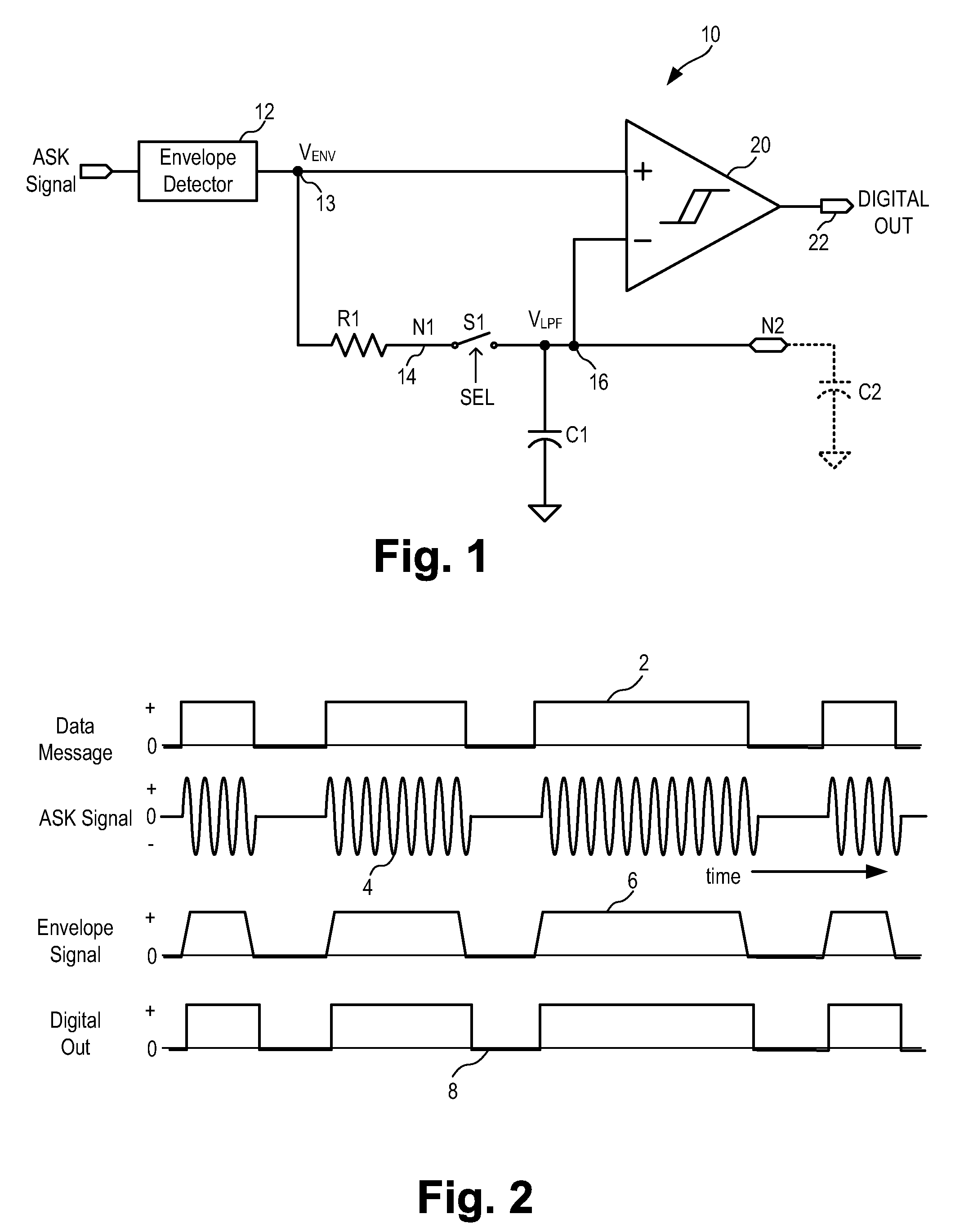 Demodulator with Multiple Operating Modes for Amplitude Shift Keyed Signals