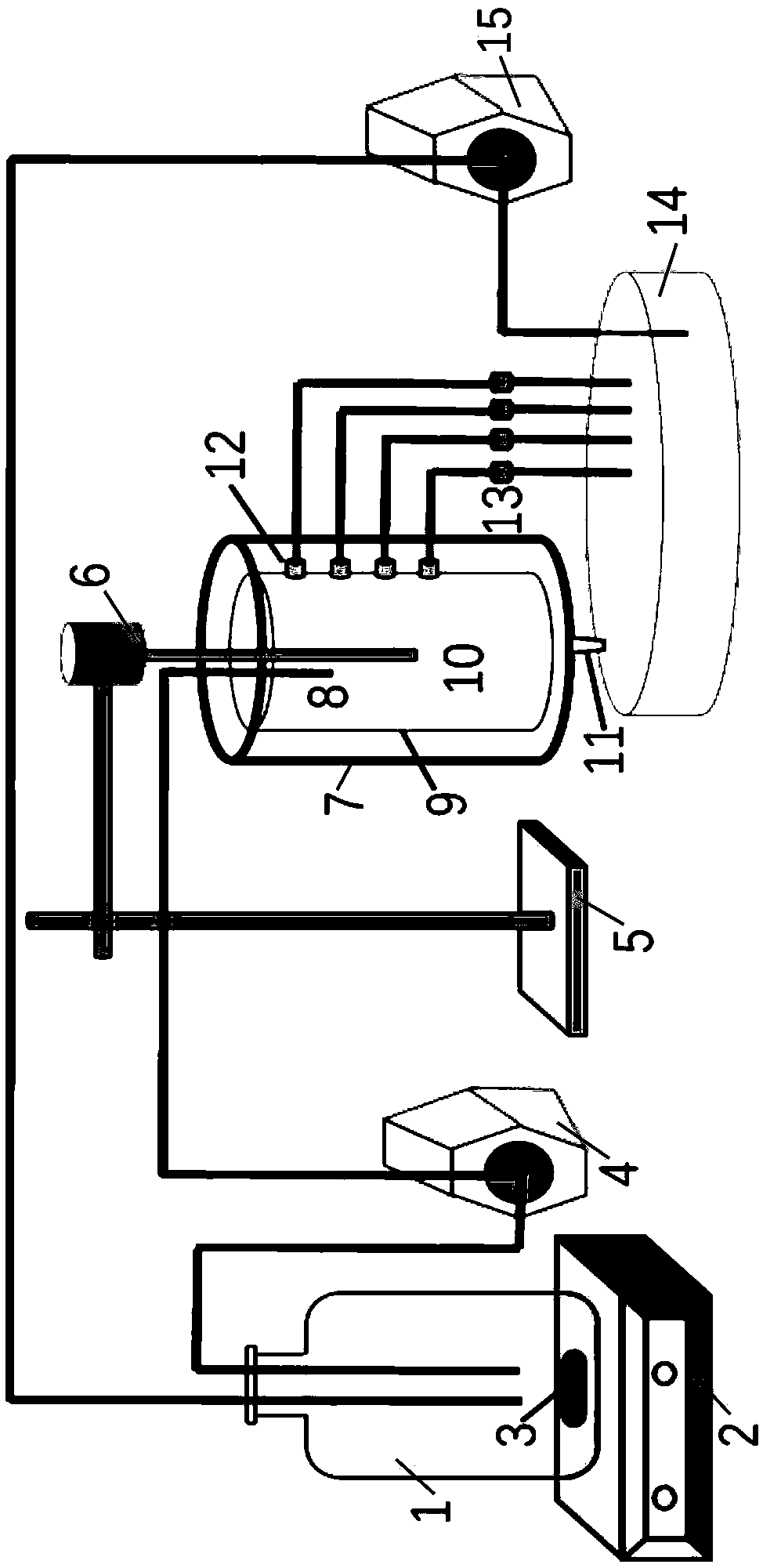 Separation device and separation method for separating micro-plastic and cellulose crystals in soil